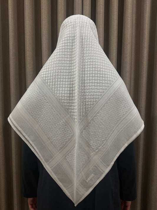 Prestige White Shmagh