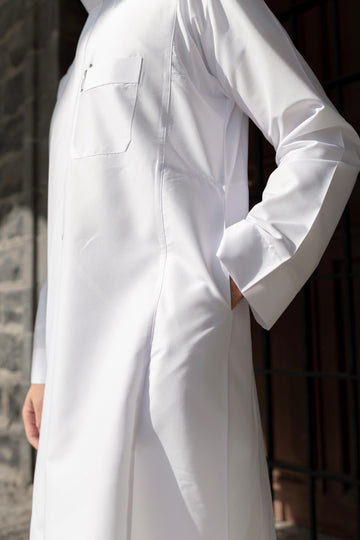 Pure White Saudi Thobe